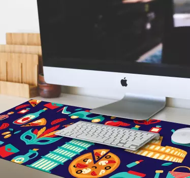 Originálna podložka pod myš Živé kulinárske prvky - Tenstickers