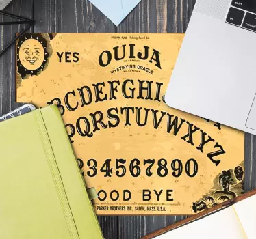 Originálna vinylová podložka pod myš ouija - Tenstickers