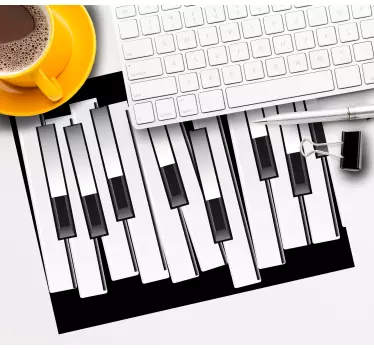 Piano klávesnica originálna podložka pod myš - Tenstickers