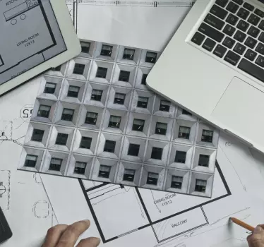 Podložka pod myš brutalist - Tenstickers