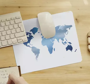 Podložka pod myš mapa sveta chic globálna mapa - Tenstickers