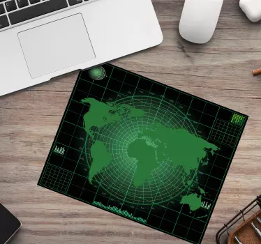 Podložka pod myš mapa sveta elegantná projekcia sveta - Tenstickers