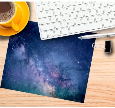 Podložka pod myš mapa sveta hviezdne kozmické scény - Tenstickers