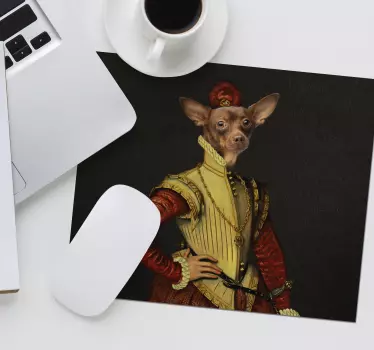 Podložka pod myš pes aristokrat - Tenstickers