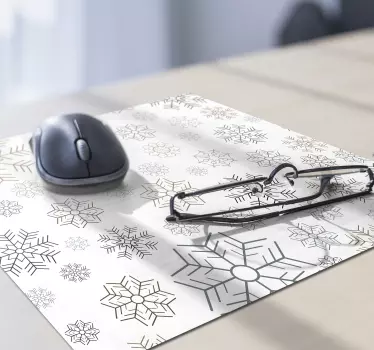 Podložka pod myš pre snehové vločky - Tenstickers