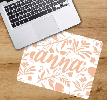 Podložka pod myš s menom botanický vlastný zvýraznenie - Tenstickers