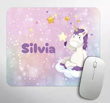 meno podložka pod myš krásny jednorožec - Tenstickers