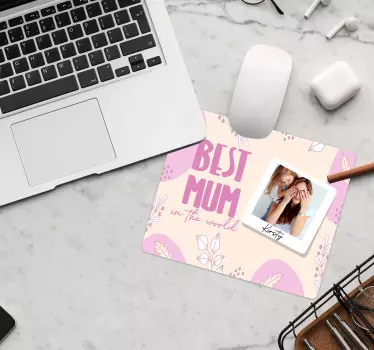 meno podložka pod myš najlepšia mama - Tenstickers