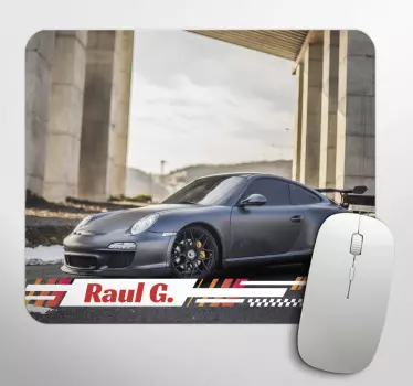meno podložka pod myš pretekárske autá - Tenstickers
