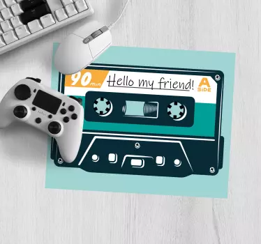 Podložka pod myš s textom klasická audio kazeta citát - Tenstickers