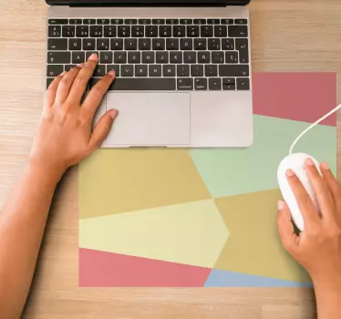Podložka pod myš so vzorom abstraktná geometrická farba - Tenstickers