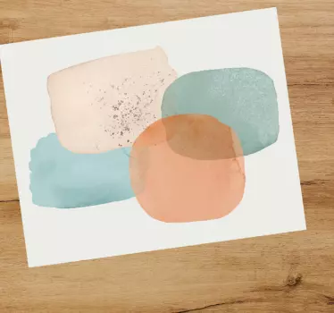 Podložka pod myš so vzorom abstraktné vzorkovníky farieb - Tenstickers