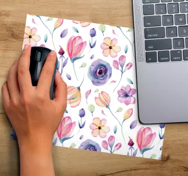 Podložka pod myš so vzorom botanická motívová tvorba - Tenstickers
