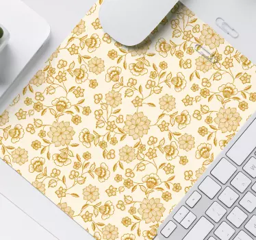 Podložka pod myš so vzorom elegantná botanická ilustrácia - Tenstickers