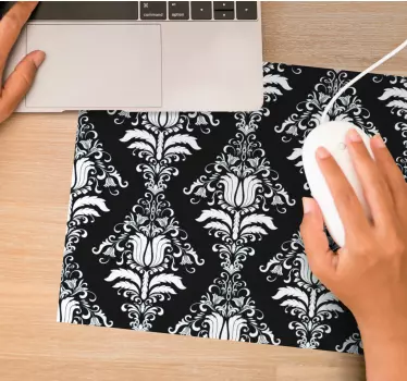 Podložka pod myš so vzorom elegantná botanická súčasť - Tenstickers