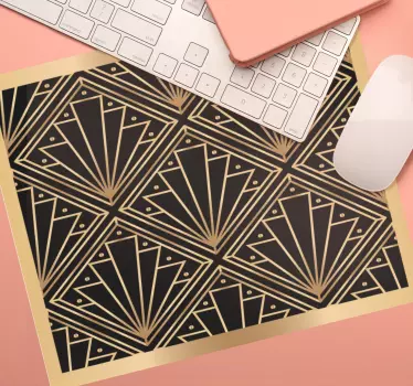 Podložka pod myš so vzorom elegantná geometrická súčasť - Tenstickers