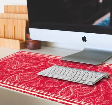 Podložka pod myš so vzorom elegantná kvetinová textura - Tenstickers