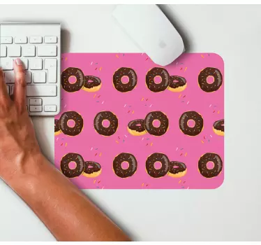 Podložka pod myš so vzorom farebné posypané dobroty - Tenstickers