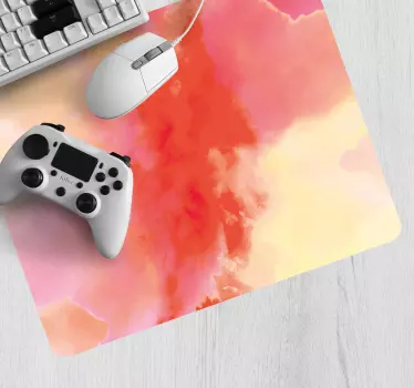 Podložka pod myš so vzorom farebný abstraktný vír - Tenstickers