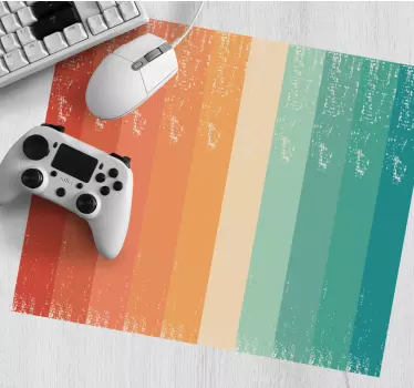 Podložka pod myš so vzorom farebný pruhovaný gradient - Tenstickers