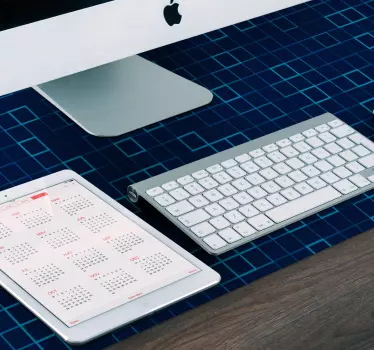 Podložka pod myš so vzorom geometrická mriežka - Tenstickers