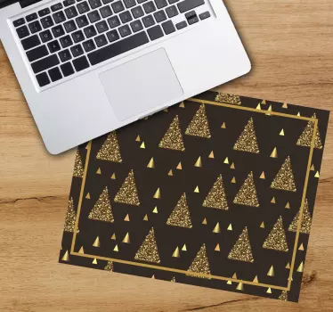 Podložka pod myš so vzorom geometrické trojuholníky - Tenstickers