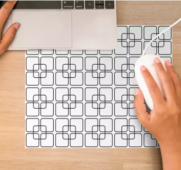 Podložka pod myš so vzorom geometrické tvary - Tenstickers