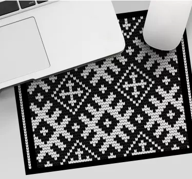 Podložka pod myš so vzorom geometrického pletenia - Tenstickers