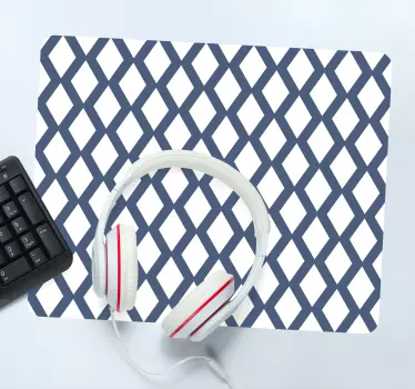 Podložka pod myš so vzorom geometrický diamantový motív - Tenstickers