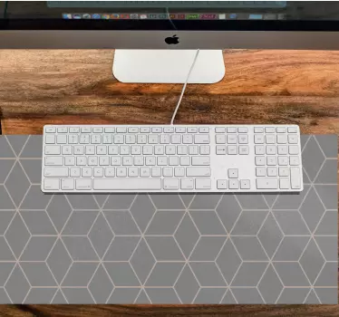 Podložka pod myš so vzorom geometrických hexagónov - Tenstickers