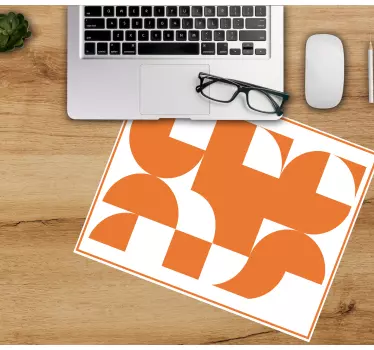 Podložka pod myš so vzorom geometrických tvarov - Tenstickers