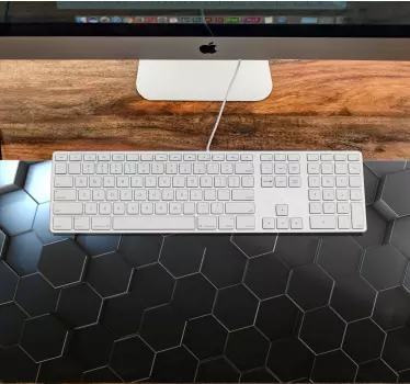 Podložka pod myš so vzorom hexagonálny povrch - Tenstickers