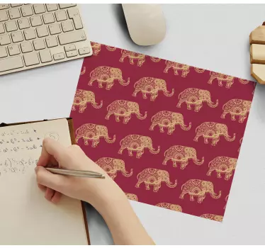 Podložka pod myš so vzorom hravého slona - Tenstickers