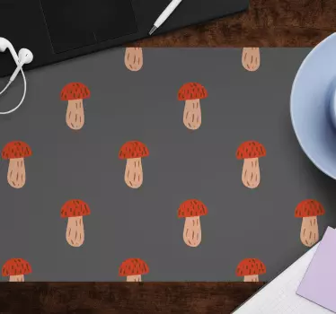 Podložka pod myš so vzorom huby - Tenstickers
