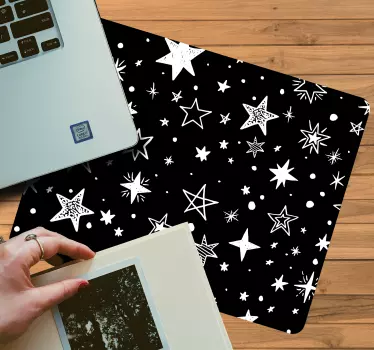 Podložka pod myš so vzorom hvězdná noc - Tenstickers
