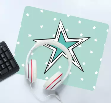 Podložka pod myš so vzorom hviezdneho pozadia - Tenstickers