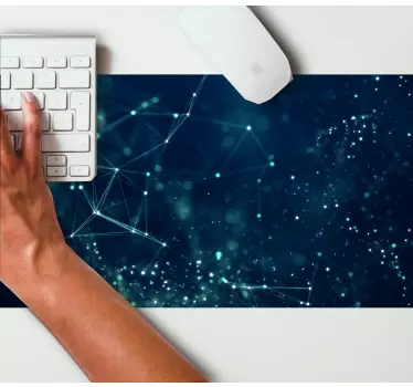 Podložka pod myš so vzorom inšpirovaným technológiou - Tenstickers