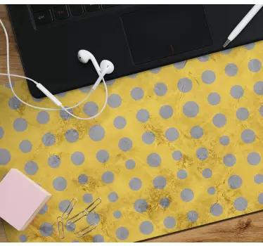 Podložka pod myš so vzorom jasné bodky - Tenstickers