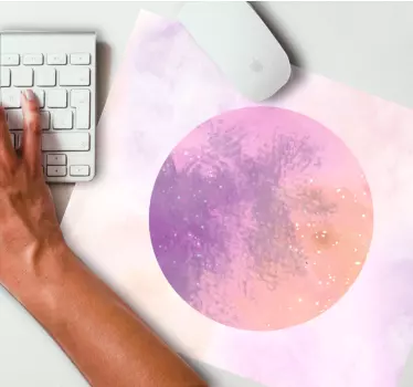 Podložka pod myš so vzorom jemný gradientný kruh - Tenstickers