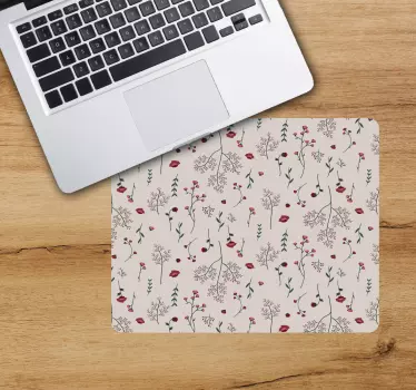 Podložka pod myš so vzorom kvetinového motívu - Tenstickers