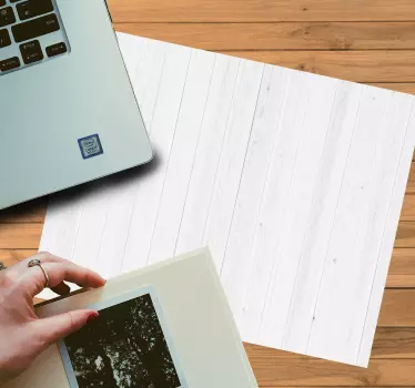 Podložka pod myš so vzorom minimalistická drevená textura - Tenstickers