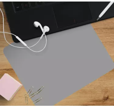 Podložka pod myš so vzorom minimalistická šedá plocha - Tenstickers