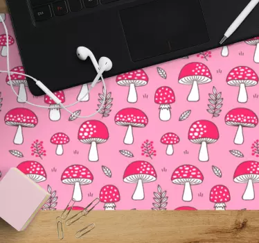 Podložka pod myš so vzorom očarujúce huby - Tenstickers