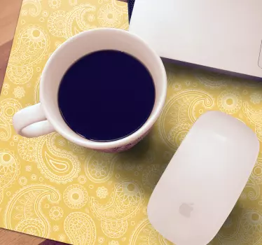 Podložka pod myš so vzorom paisley motív - Tenstickers