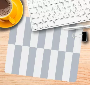 Podložka pod myš so vzorom pruhované farebné bloky - Tenstickers