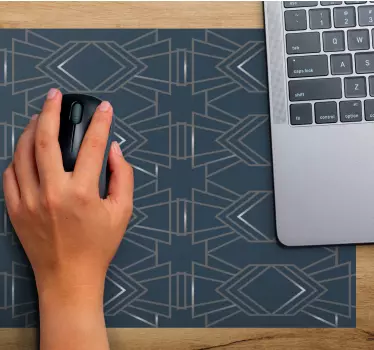 Podložka pod myš so vzorom rozloženie geometrických tvarov - Tenstickers