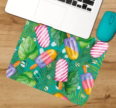 Podložka pod myš so vzorom tropické nanuky - Tenstickers