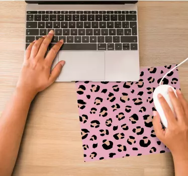 Podložka pod myš so vzorom v štýlovom leopardom vzore - Tenstickers