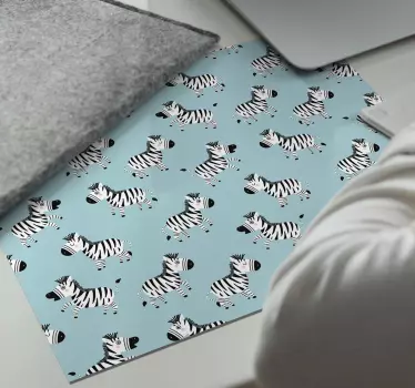 Podložka pod myš so vzorom zebra hra - Tenstickers