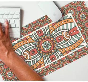 Podložka pod myš so vzorom Živá mandala - Tenstickers
